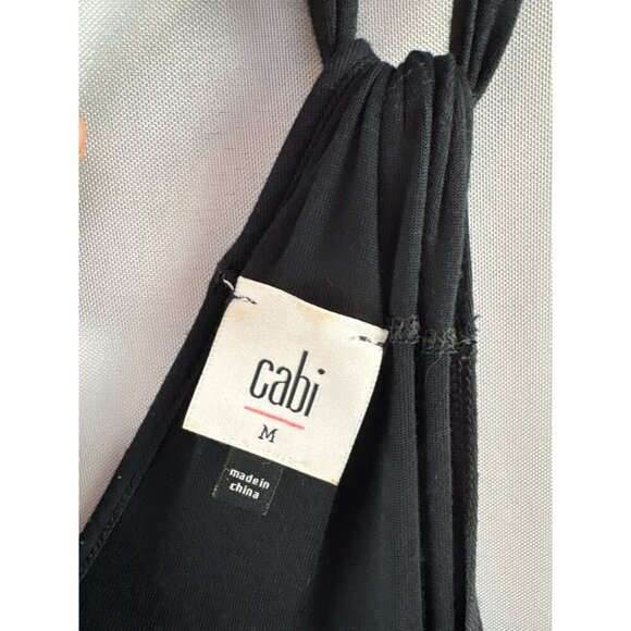 Cabi Black Sleeveless Strappy Maxi Dress M Made In China - Picture 5 of 5